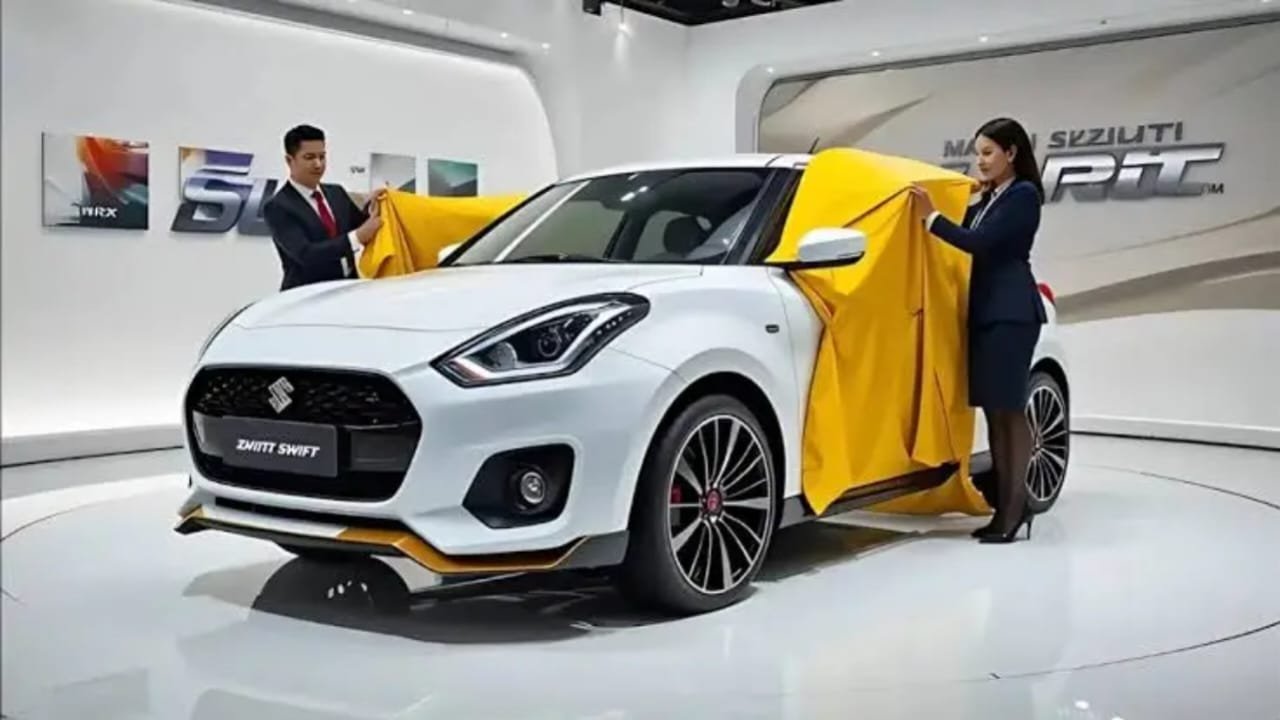 Maruti Suzuki Swift 2025 – 46 KM/L Mileage, 7-Seater Smart Hybrid, Sunroof, ADAS, Digital Cockpit, Safety Airbags & Stylish Alloy Wheels at ₹3.55 Lakh!